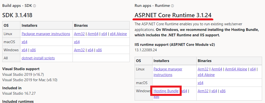 prerequisites-asp-net-core-runtime