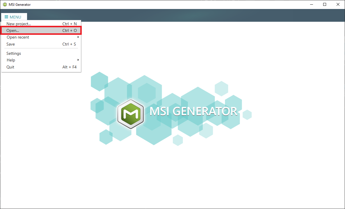 msi-generator-menu-open