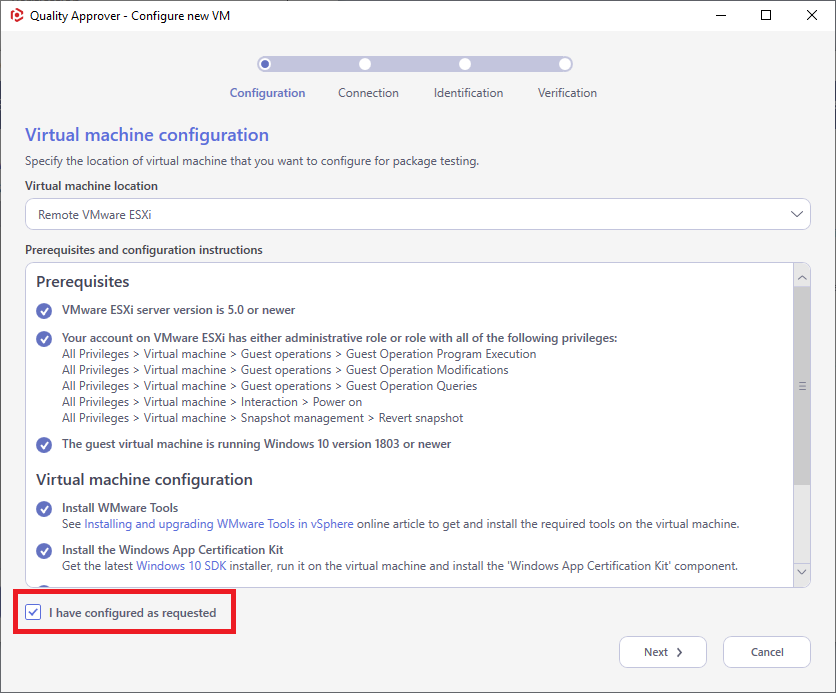 quality-approver-configure-esxi-1-configuredasrequested