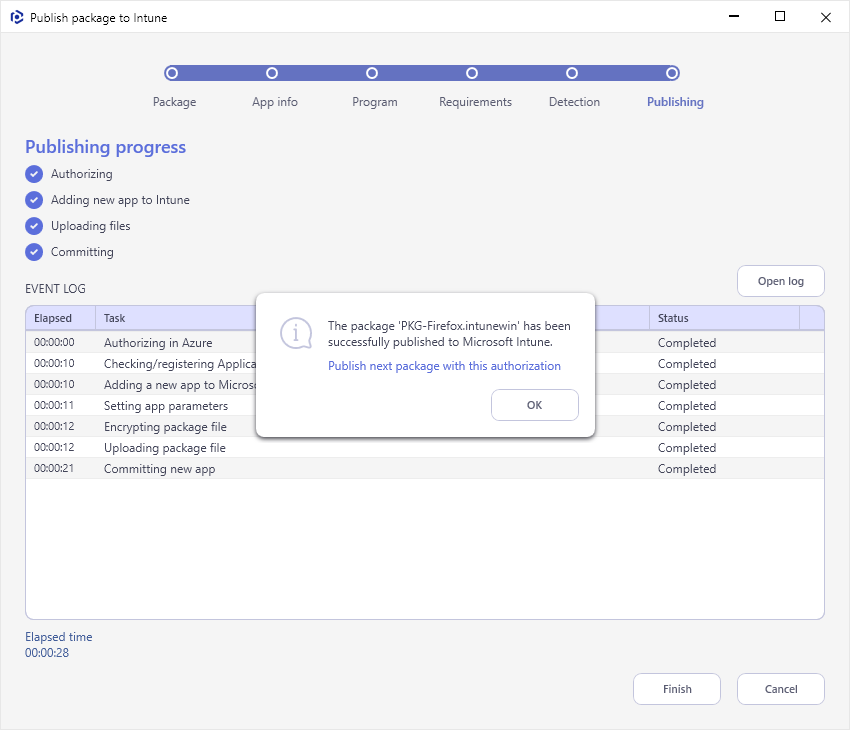 publish-to-intune-step6-completed