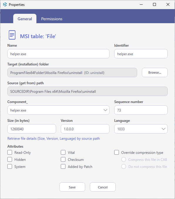 File redirection fixup