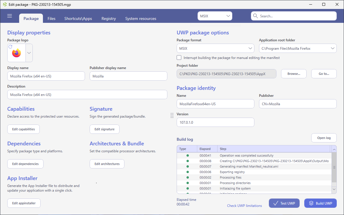 msix package management