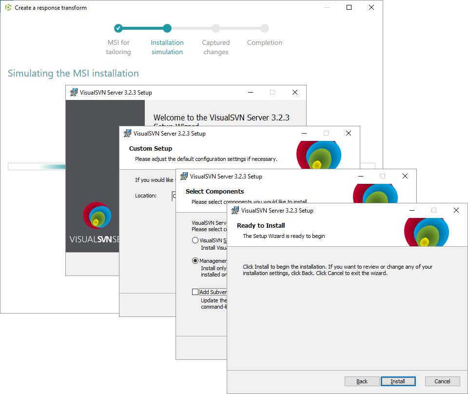 installation simulation